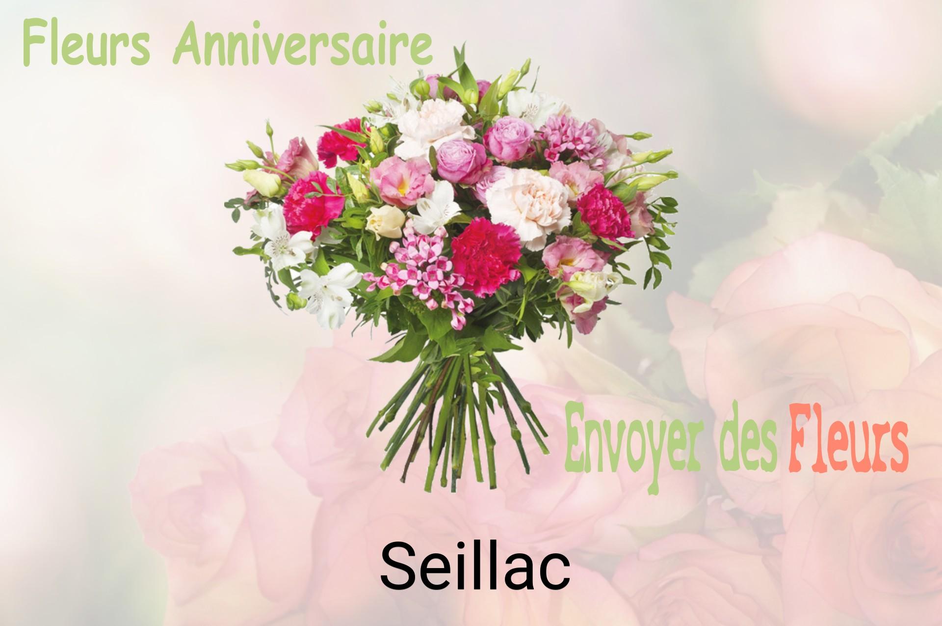Bouquet de fleurs d’anniversaire livré à Seillac